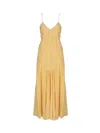 Max Mara Viscose Slip Dress In Melone