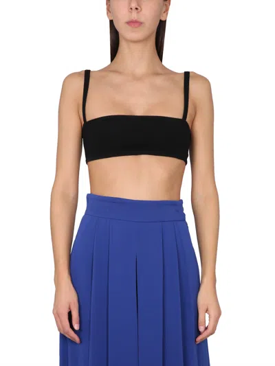 Max Mara Viscose Stelvio Top In Black