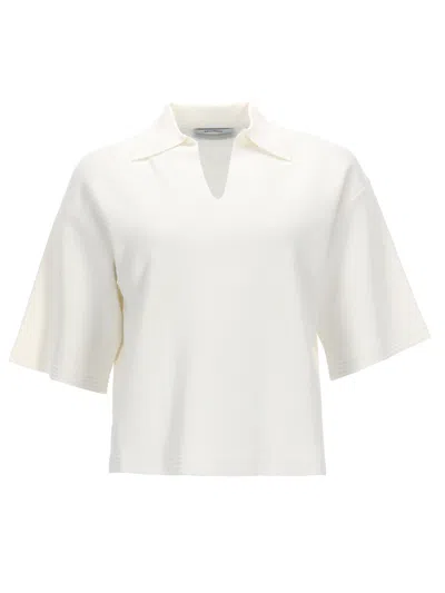 Max Mara Viscose Tops. In White