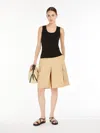 Max Mara Leisure Siro Ribbed-knit Tank Top In Black