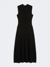 Max Mara Viscose Yarn Dress In Black