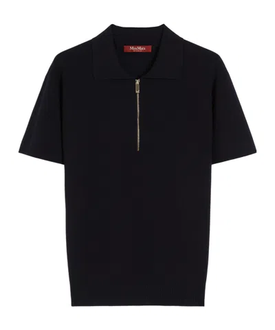 Max Mara Viscose Yarn Polo Shirt
