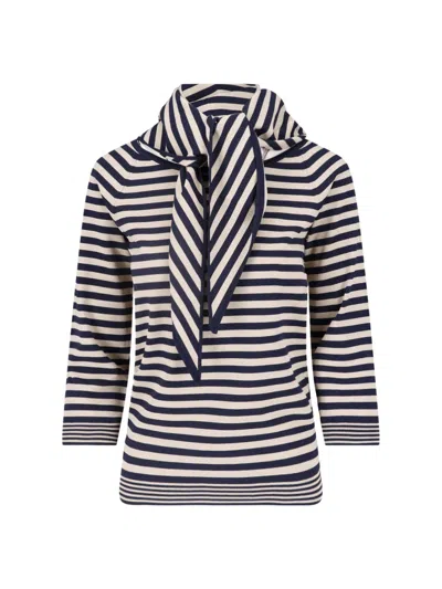 Max Mara Viscose Yarn Sweater In Beige