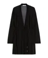 Max Mara Viscose Yarn Wrap Cardigan In Black