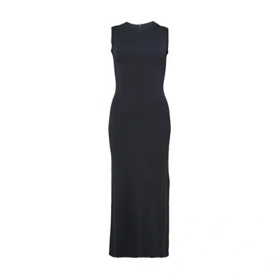 Max Mara Visiera Maxi Dress In Blue