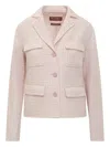 Max Mara Visir Blazer In 粉色
