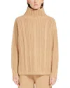 Max Mara Vitalba Wool And Cashmere Sweater In Camel
