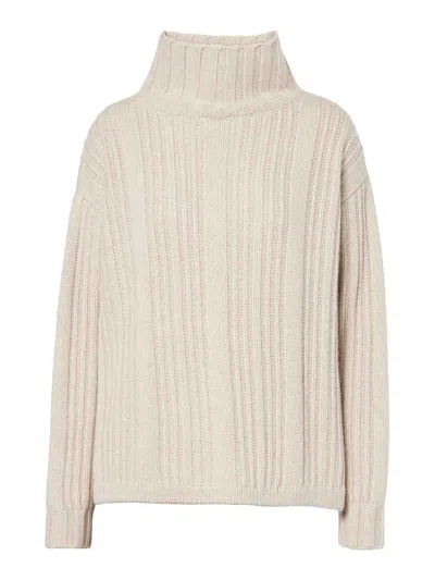 MAX MARA VITALBA WOOL AND CASHMERE POLO-NECK JUMPER