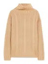 Max Mara Vitalba Wool And Cashmere Sweater In Camel