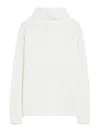 Max Mara Vitalba Wool And Cashmere Polo-neck Jumper In White