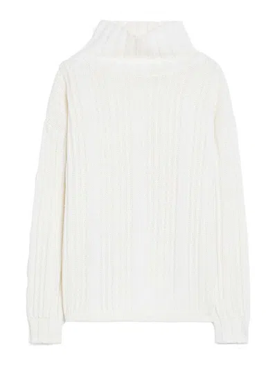 MAX MARA VITALBA WOOL AND CASHMERE POLO-NECK JUMPER