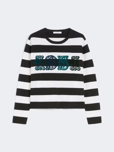 Max Mara Viterbo - Wool Sweater With Embroidery