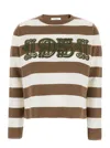 Max Mara 1951 Embroidery Wool Striped Sweater Clothing In Multi