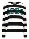 Max Mara Viterbo Striped-pattern Embroidered T-shirt In Multi