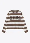 Max Mara Sleeveless Crew Neck Top With Embroidered Detail