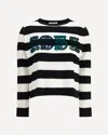 Max Mara Viterbo Wool Crewneck Sweater In Black