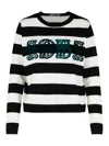 Max Mara Viterbo Wool Crewneck Sweater In Multi