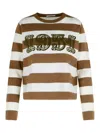 Max Mara Viterbo Wool Crewneck Sweater In Multi