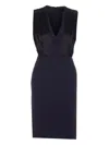 Max Mara Pianoforte Vittor Midi Dress In 蓝色
