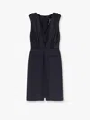 Max Mara Vittor Midi Dress With Silk Insert