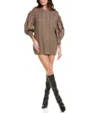 Max Mara Vittor Silk & Wool-blend Sweaterdress