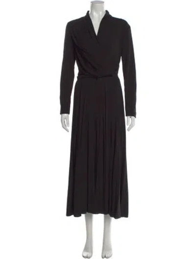Pre-owned Max Mara V-neck Jumpsuit In Black