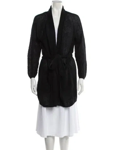 Pre-owned Max Mara V-neck Sweater In Black