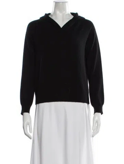 Pre-owned Max Mara V-neck Sweater In Black