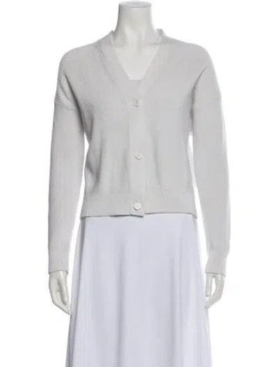 Pre-owned Max Mara V-neck Sweater In Blue