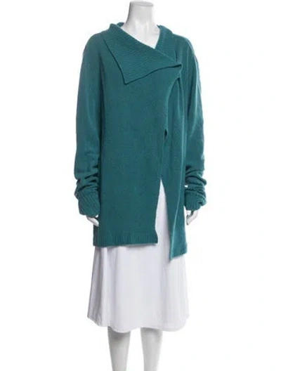 Pre-owned Max Mara V-neck Sweater In Blue