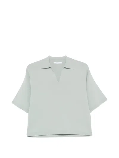 Max Mara V-neck T-shirt In Green