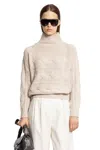 Max Mara Vodka Turtleneck Sweater In Neutral