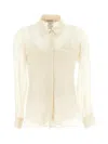 Max Mara Vongola Shirt In Beige