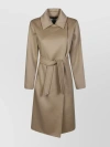 MAX MARA WAIST BELTED LONG SLEEVE COAT