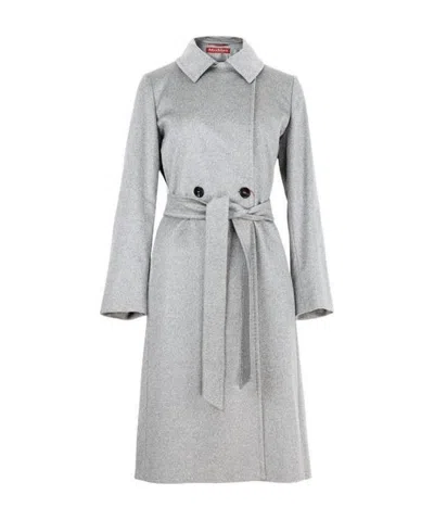 Max Mara Waist Coat In Gray