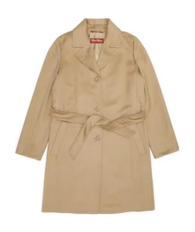 Max Mara Waist Coat In Nude