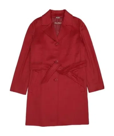 Max Mara Waist Coat In Red