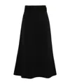 Max Mara Waist Loop Skirt In Black