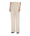 Max Mara Waistband Loop Casual Pants In Nude