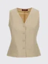 Max Mara Waistcoat Woman  Studio In Brown