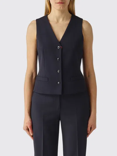 Max Mara Waistcoat Woman  Studio In Blue