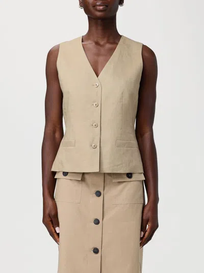 Max Mara Waistcoat Woman  Studio In Brown