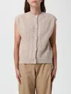 Max Mara Waistcoat Woman  Studio In Neutral