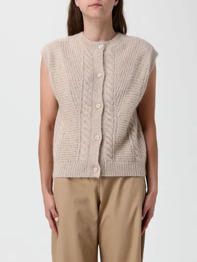 Max Mara Waistcoat Woman  Studio In Neutral
