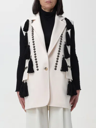 MAX MARA MAX MARA WAISTCOAT WOMAN WHITE