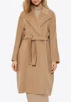 Max Mara Scire Coat In Beige