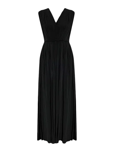 Max Mara Vestido Midi - Marrón In Black