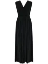 Max Mara Women Walter Long Dress In Stretch Jersey In Black