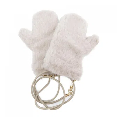 Pre-owned Max Mara Warm Gloves () In Beige