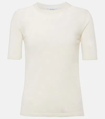 Max Mara Warren Cashmere And Silk Top In Neutrals